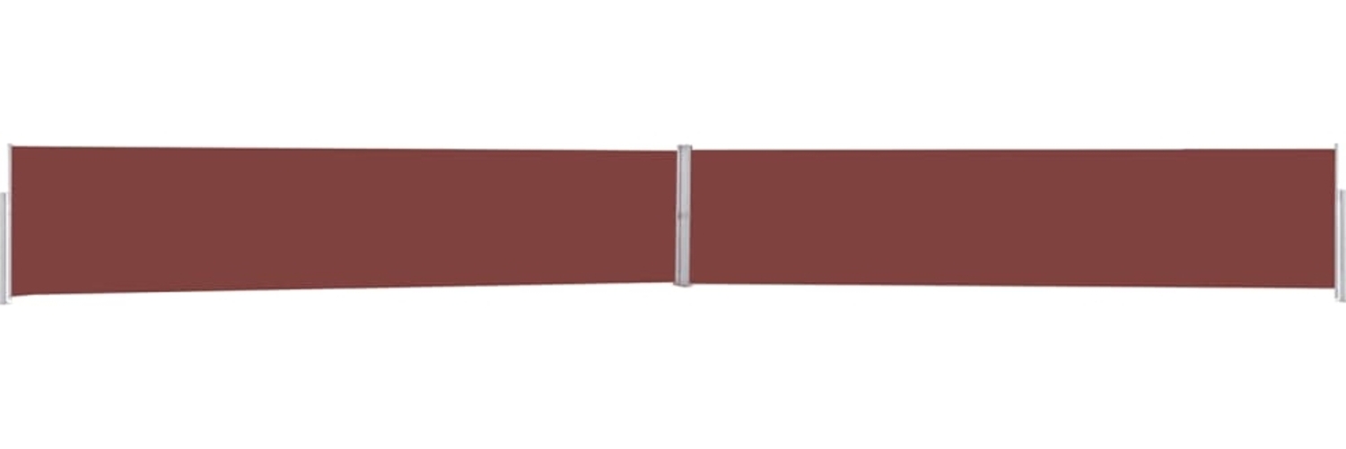 vidaXL Ausziehbare Seitenmarkise 170x1200 cm Braun 313396 Bild 1