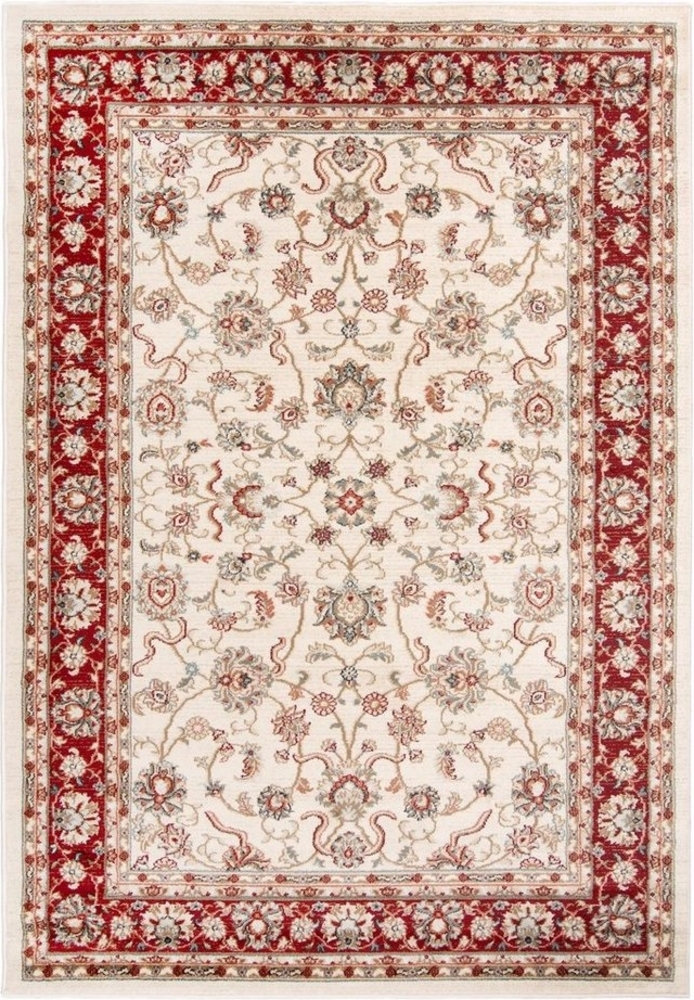 Mazovia Orientteppich Oriente Teppich - Traditioneller Teppich Orient Rot Creme, 60 x 100 cm, Geeignet für Fußbodenheizung, Pflegeleicht, Wohnzimmerteppich Bild 1