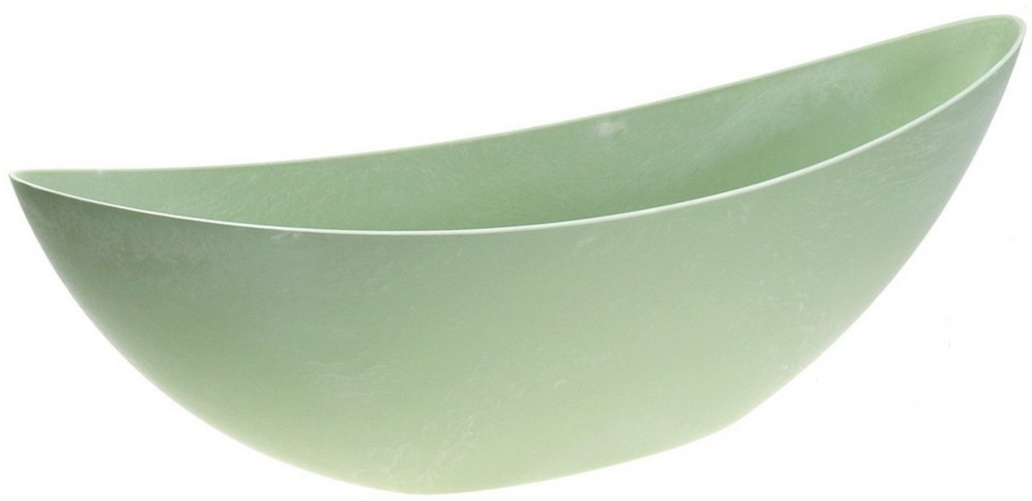 Viana Blumentopf Deko-Schale Pflanzschale Pastellgrün 55cm x 14,5cm H17cm Pflanzgefäß Bild 1