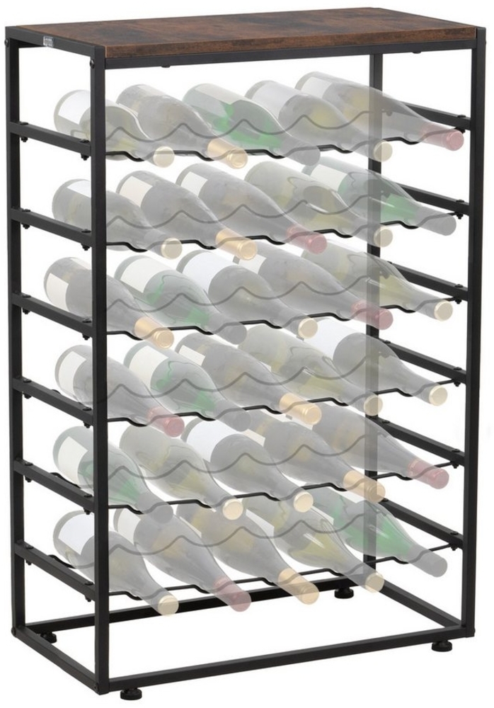 Zelsius Weinregal Weinhalter für 30 Weinflaschen, Flaschenregal mit Ablagefläche, 1-tlg. Bild 1