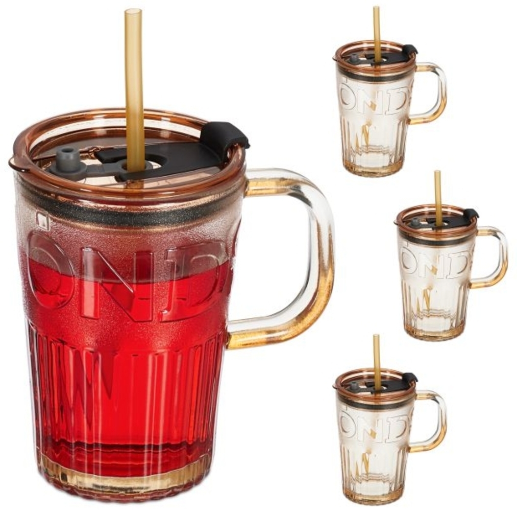 Trinkgläser im 4er Set mit Henkel Bild 1