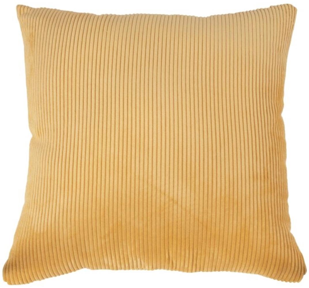 House Nordic Blanca Kissen aus Currycord, 45 x 45 x 18 cm Bild 1