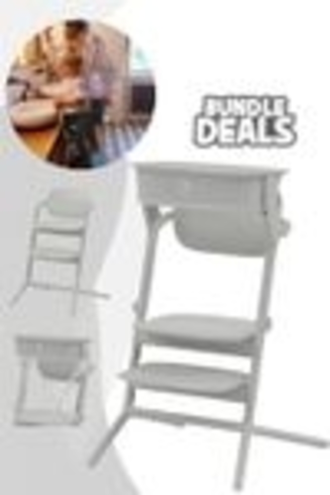 Cybex Lemo Hochstuhl inkl. Learning Tower / Lernturm-Aufsatz Suede Grey Bild 1