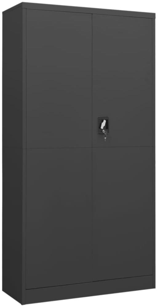 vidaXL Schließfachschrank Anthrazit 90 x 40 x 180 cm Stahl [335973] Bild 1