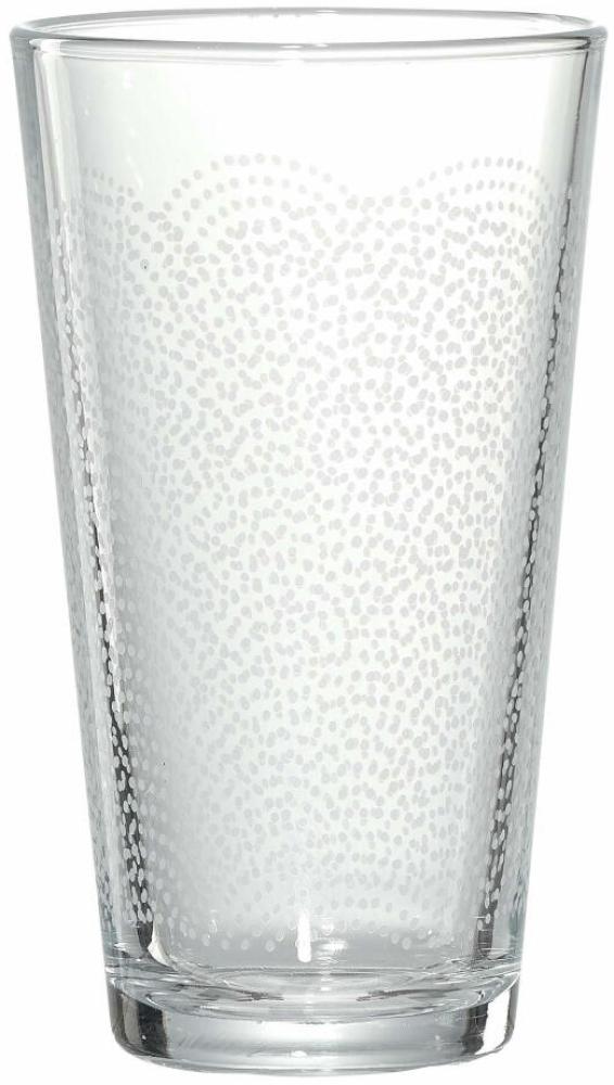 Ritzenhoff & Breker Longdrinkglas Happy - Pattern, Becher, Glas, Klar, 400 ml, 813395 Bild 1