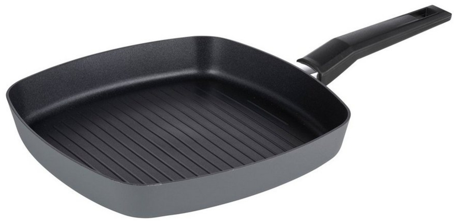 Michelino 'Lara' Grillpfanne, Aluminium, Ø 28 cm, Schwarz Bild 1