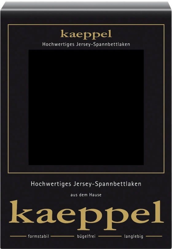 Kaeppel Spannbettlaken Single Jersey Mako Elasthan, Jersey-Elasthan, Gummizug: rundum, (1 Stück), aus 97% Baumwolle und 3% Elasthan Bild 1