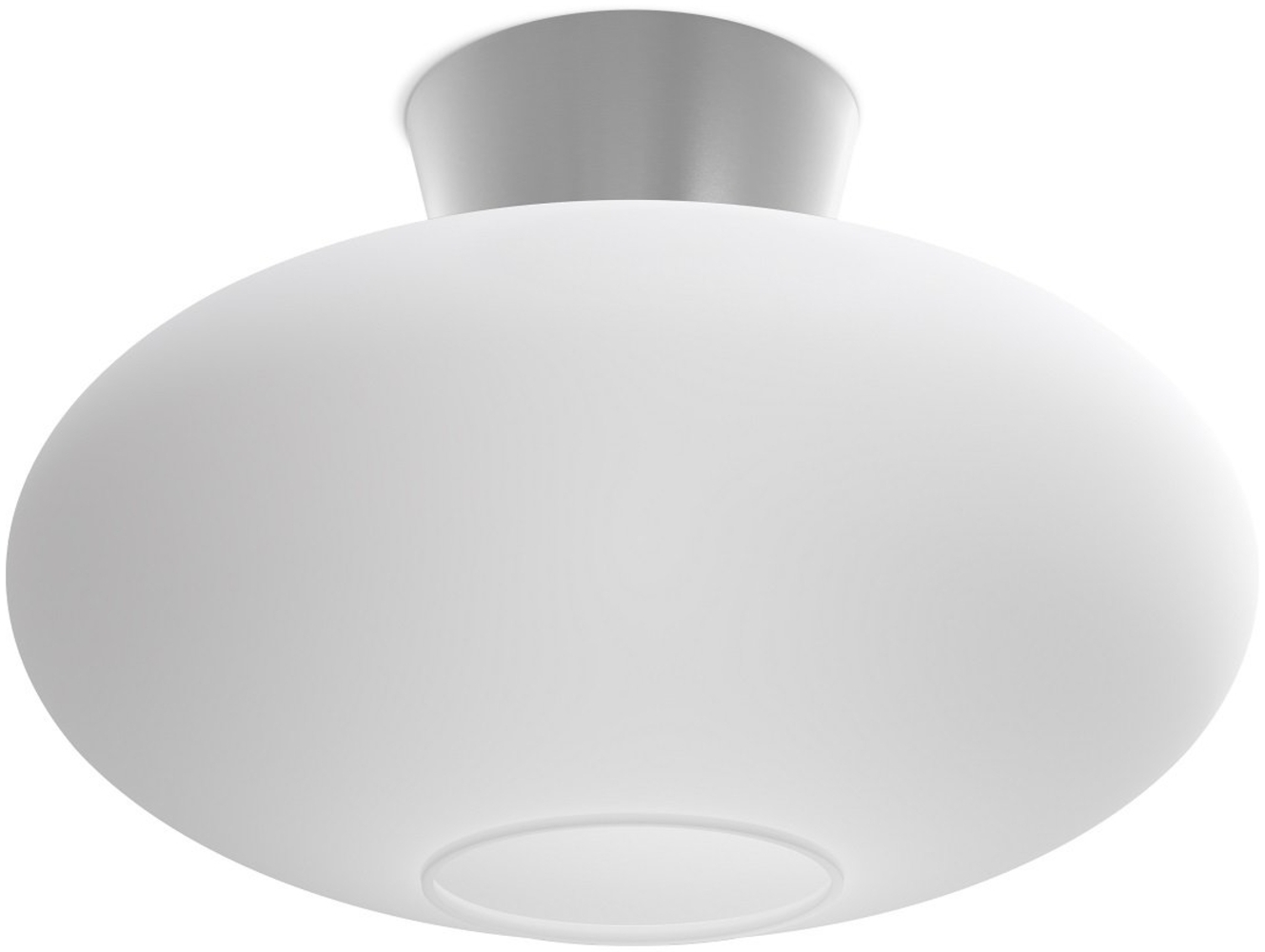 Belid Bullo XL Deckenleuchte aluminium opal 38cm E27 Bild 1