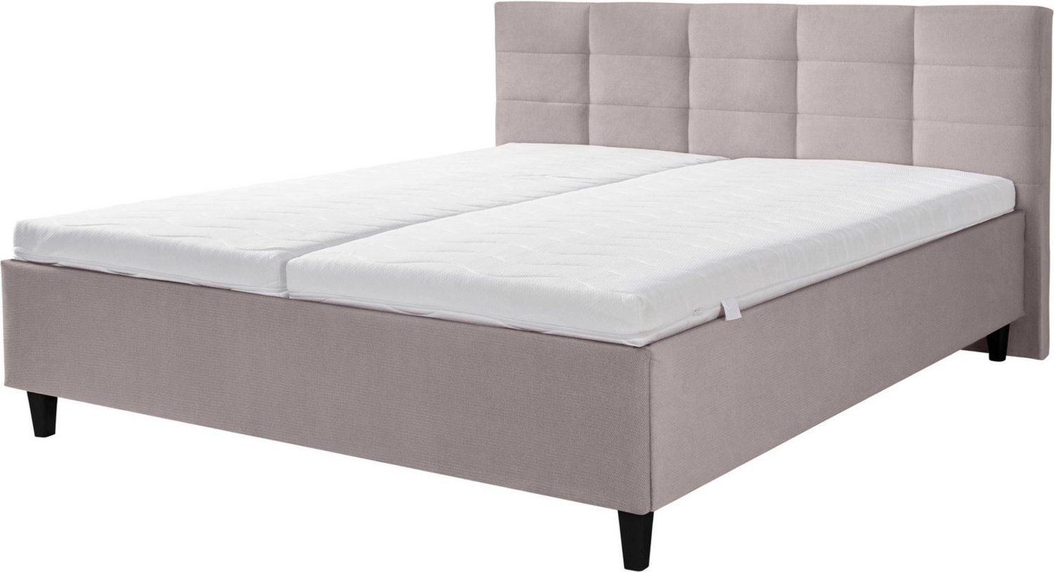 alina Polsterbett Ricardo, Füße schwarz Bild 1