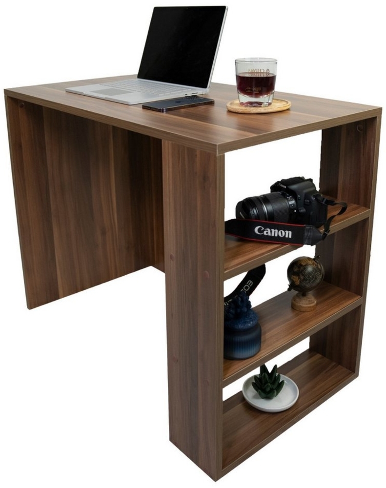 Schreibtisch "MERTIS", mit Regalablagen B Bild 1