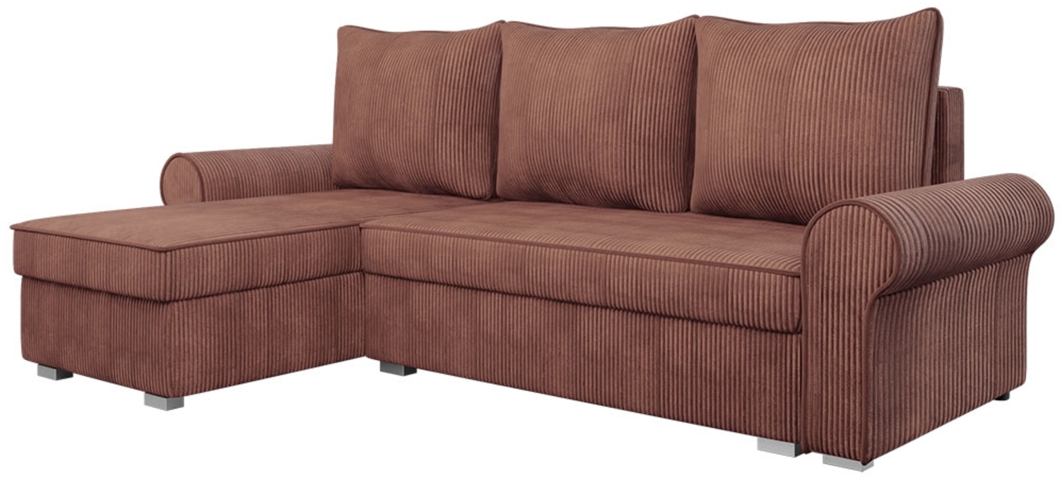 Ecksofa Dakar Cord (Farbe: Poso 29 + Poso 29 + Kronos 29) Bild 1