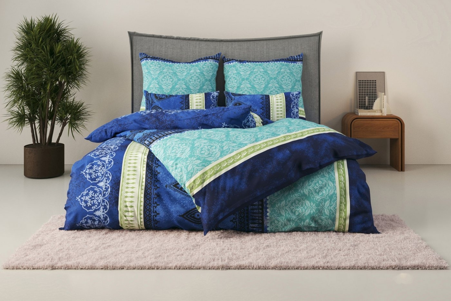 Home affaire Bettwäsche Sonnenham, Renforcé, 2 teilig, in Gr. 135x200 oder 155x220 cm, 100% Baumwolle, Paisley Bild 1