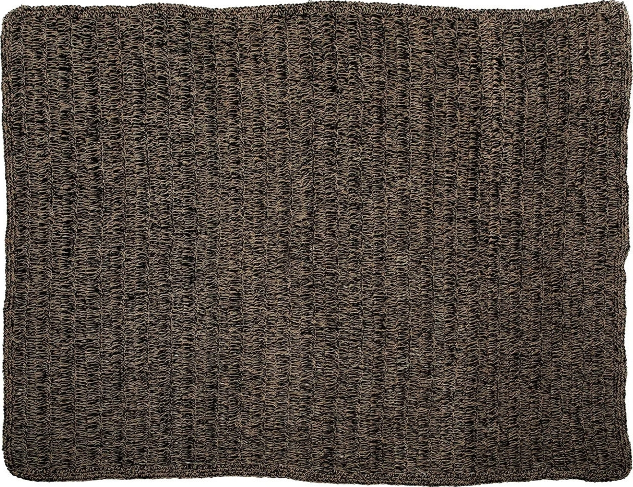 Der Seagrass Teppich - Natur Schwarz - 200x300 - Natürliches Schwarz - 200x300x2cm Bild 1