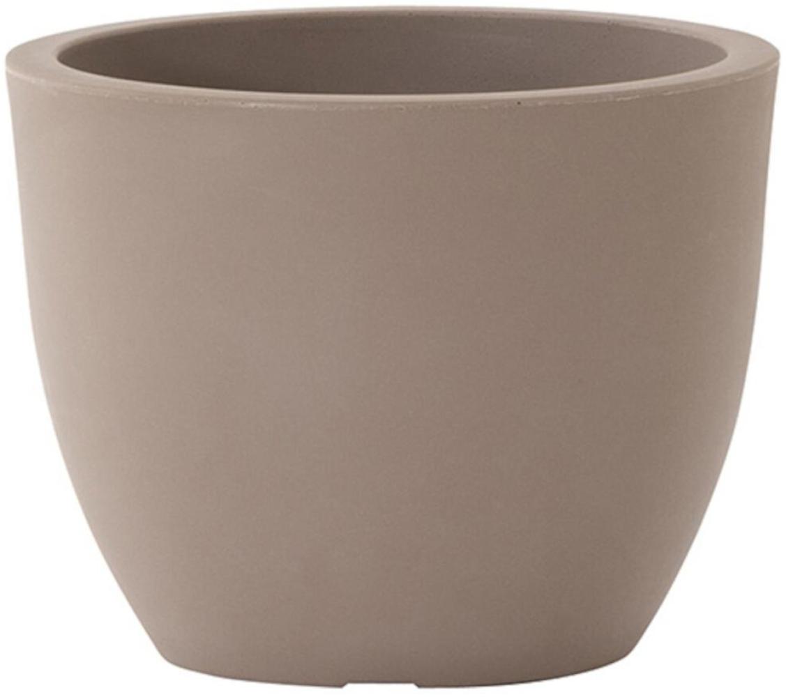 SIENA GARDEN Pflanzgefäß BRISTOL 30 taupe-granit Ø 30 x 23 cm Bild 1