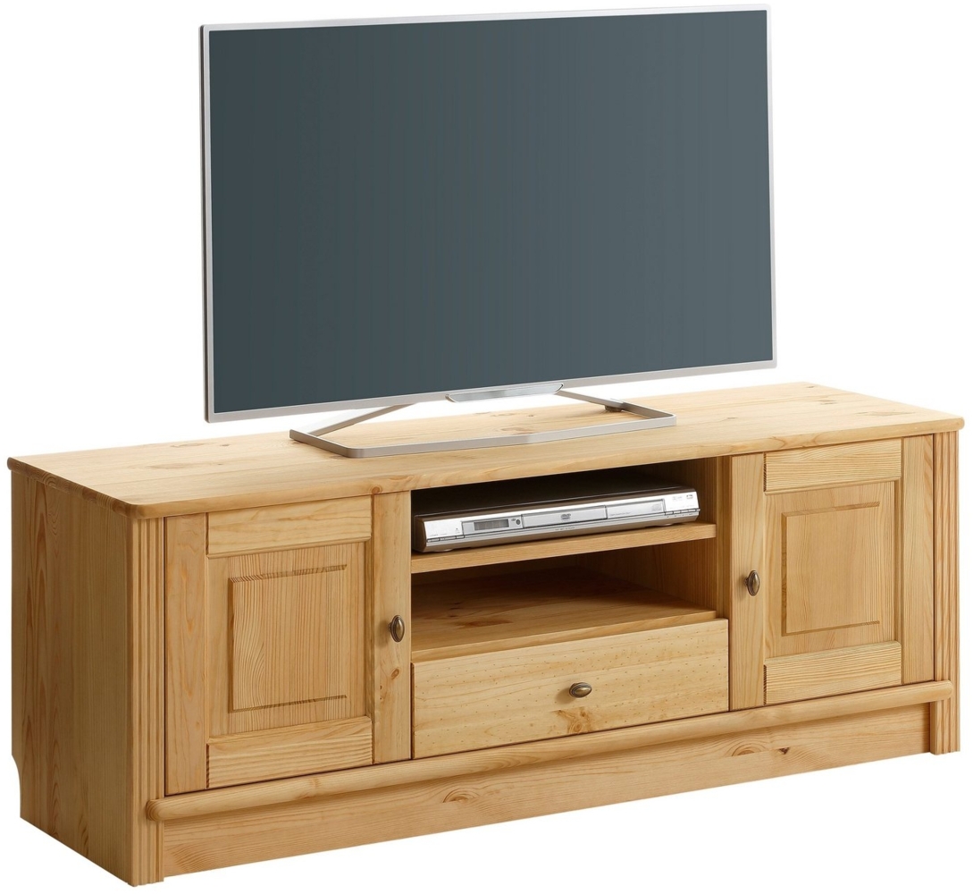 Home affaire TV-Board Soeren, aus massiver Kiefer, Breite 131 cm, stilvolles Design Bild 1