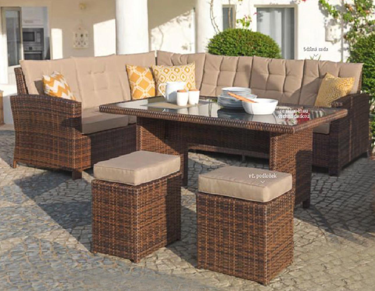 Terassen-Lounge Set Chiara Braun Bild 1