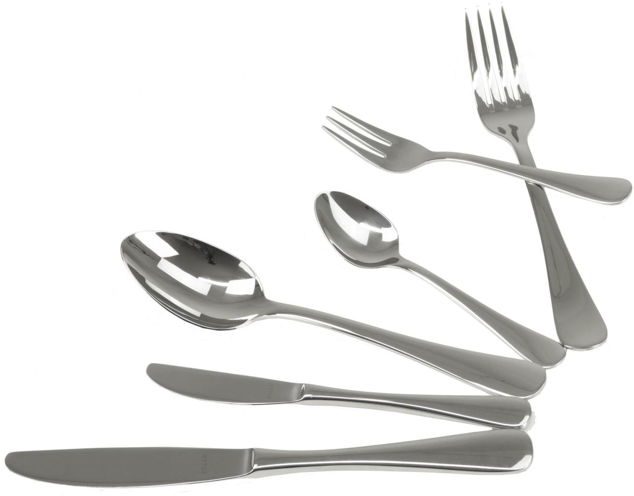 Solex Julia Besteckset 72 teilig für 12 Personen inklusive Buttermesser Bild 1