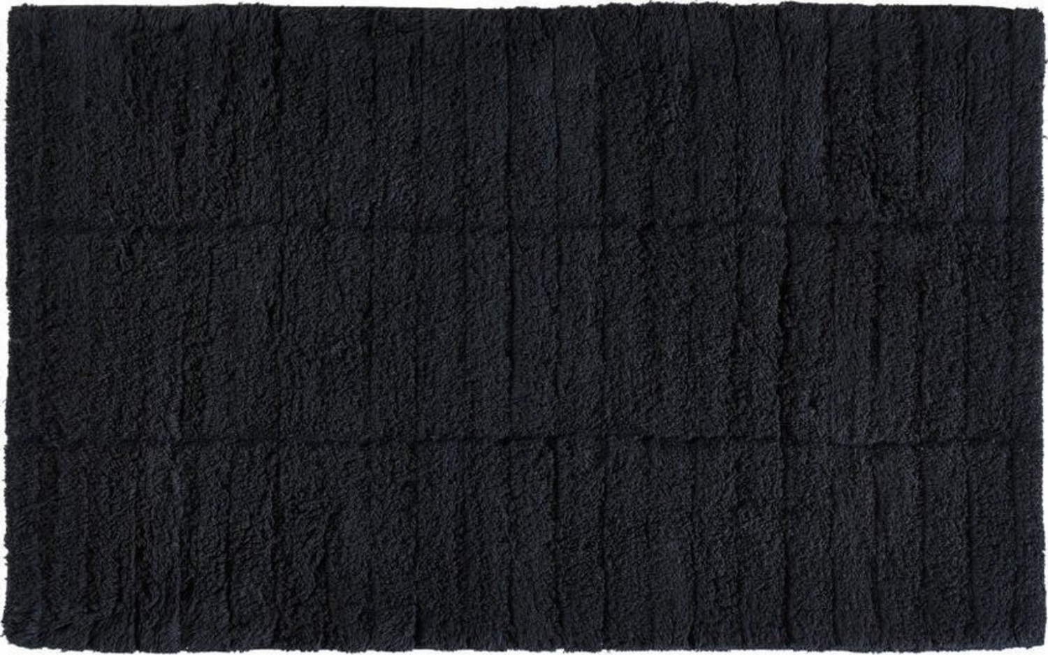 Zone Denmark Badematte Tiles, Badteppich, Badvorleger, Duschvorleger, Baumwolle, Black, 80x50 cm, 331847 Bild 1