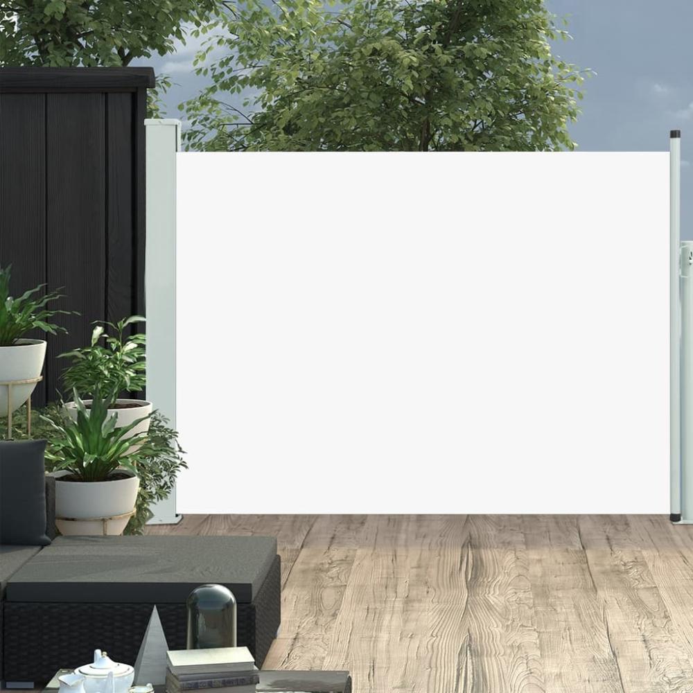 vidaXL Ausziehbare Seitenmarkise 120×500 cm Creme 48389 Bild 1