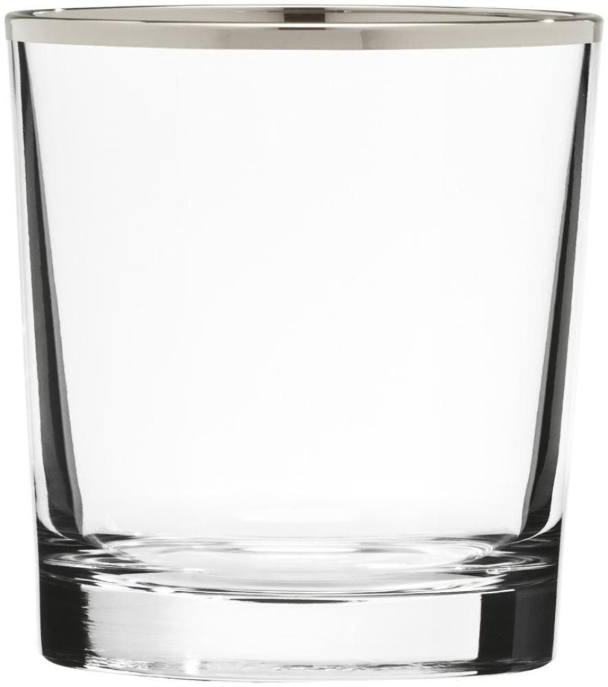 Whiskyglas Kristall Pure Platin clear (9,3 cm) Bild 1