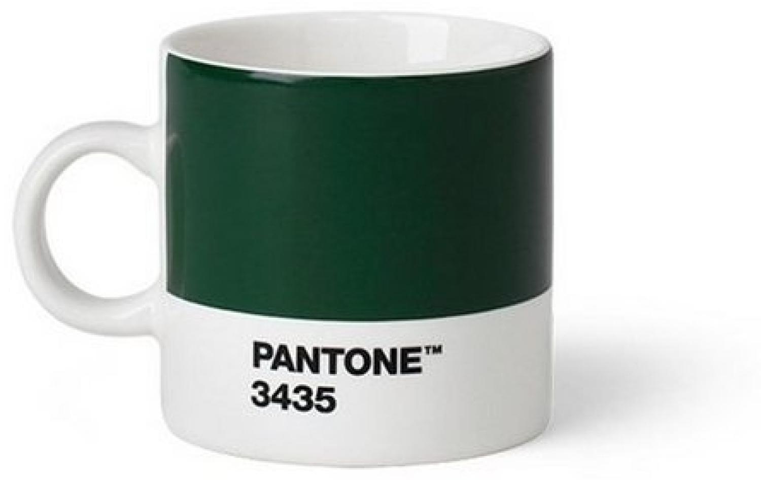 PANTONE Kaffeeservice, Fine Bone, Fine Bone, PANTONE Porzellan Espressotasse, dickwandig, spülmaschinenfest, 120ml Bild 1