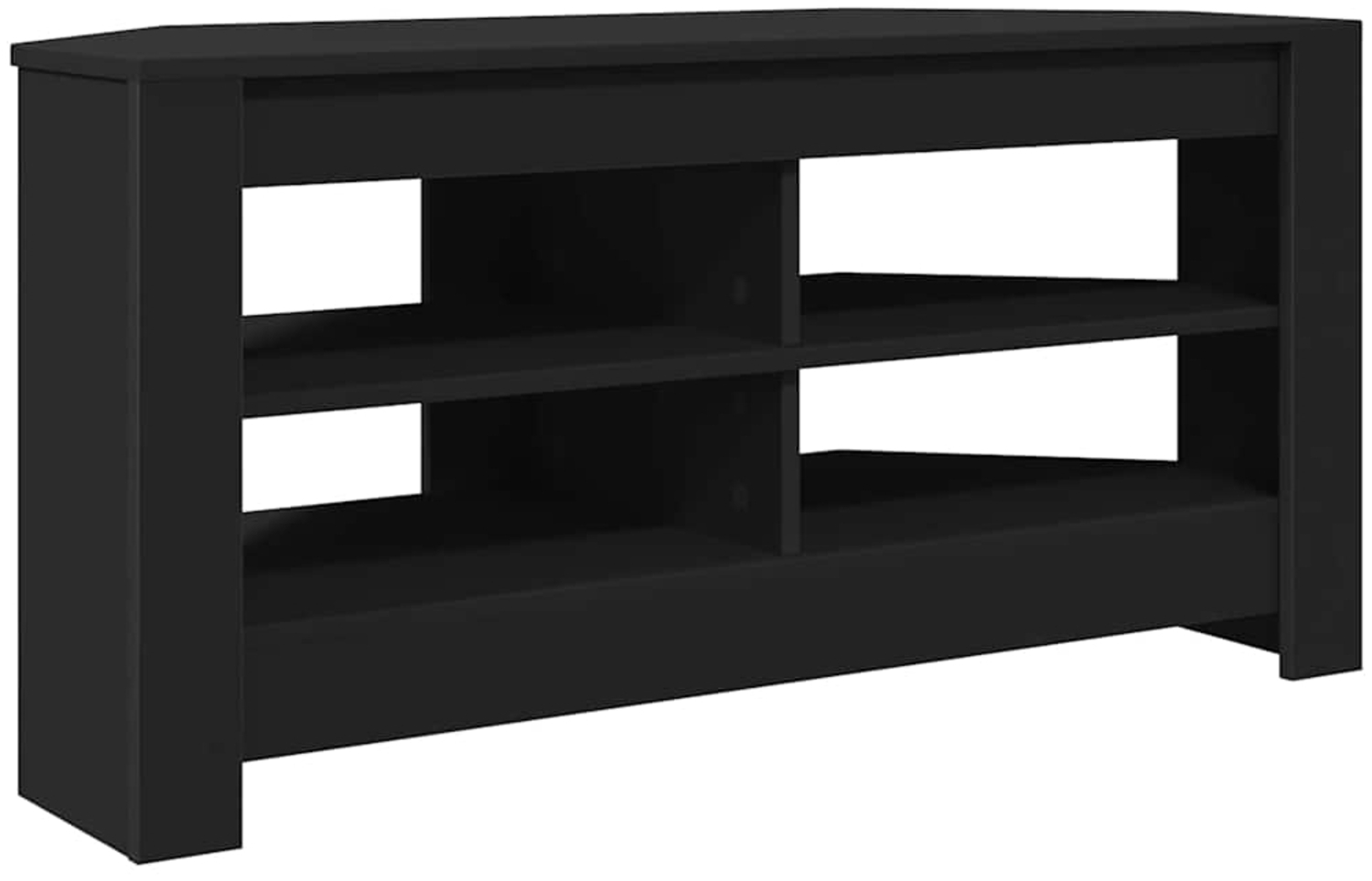 vidaXL EckTVSchrank Schwarz 102 x 40,5 x 45 cm Holzwerkstoff 889776 Bild 1