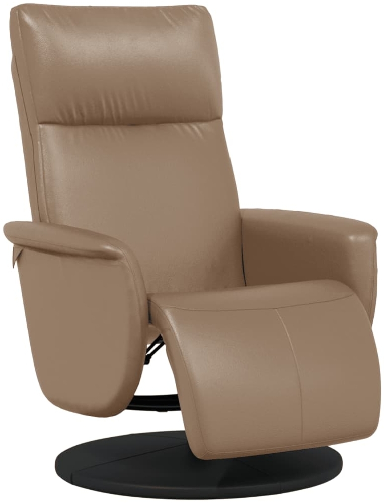 vidaXL Relaxsessel mit Fußteil Cappuccino-Braun Kunstleder 356548 Bild 1