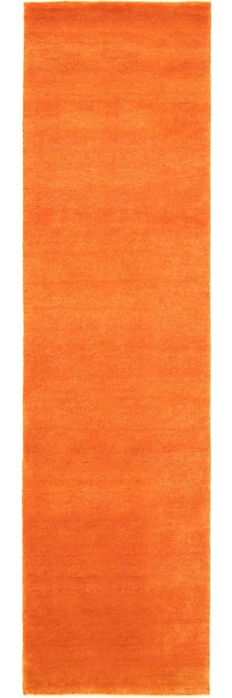 Morgenland Wollteppich - 200 x 80 cm - Orange Bild 1