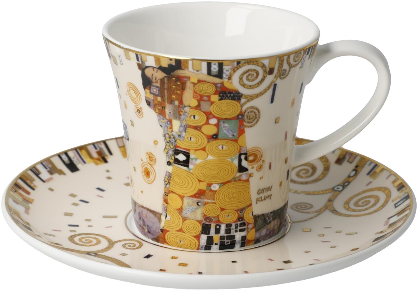 Goebel Artis Orbis Gustav Klimt Die Erfüllung - Kaffeetasse Neuheit 2020 67014021 Bild 1