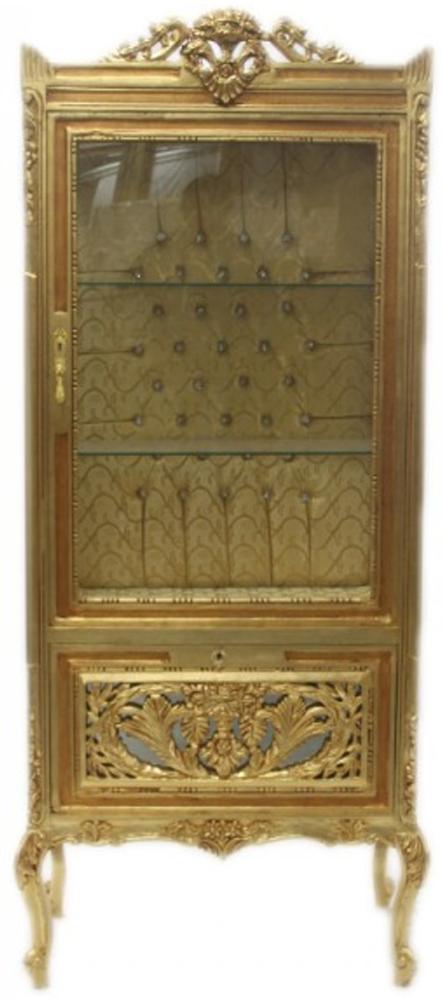 Casa Padrino Barock Vitrine Gold ModF1 - Vitrinenschrank Bild 1