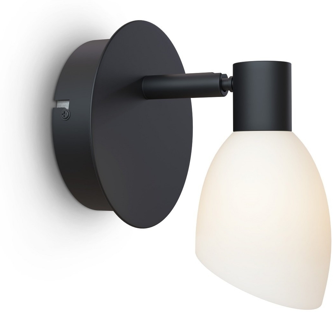 Herstal Cut Wandleuchte 1-flammig schwarz G9 mit Kabel Bild 1