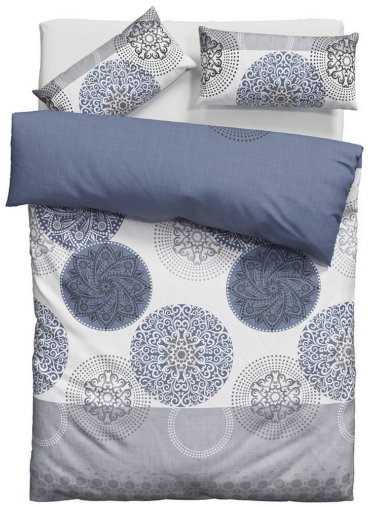 my home Bettwäsche Tesso in Gr. 135x200, 155x220 oder 200x200 cm, Linon, 2 teilig, Bettwäsche mit Ornamenten und in verschiedenen Qualitäten Bild 1