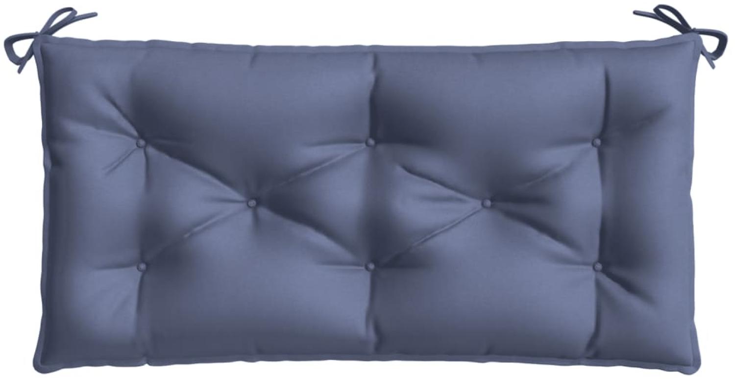 vidaXL Gartenbank-Auflage Marineblau 110x50x7 cm Oxford-Gewebe 379211 Bild 1