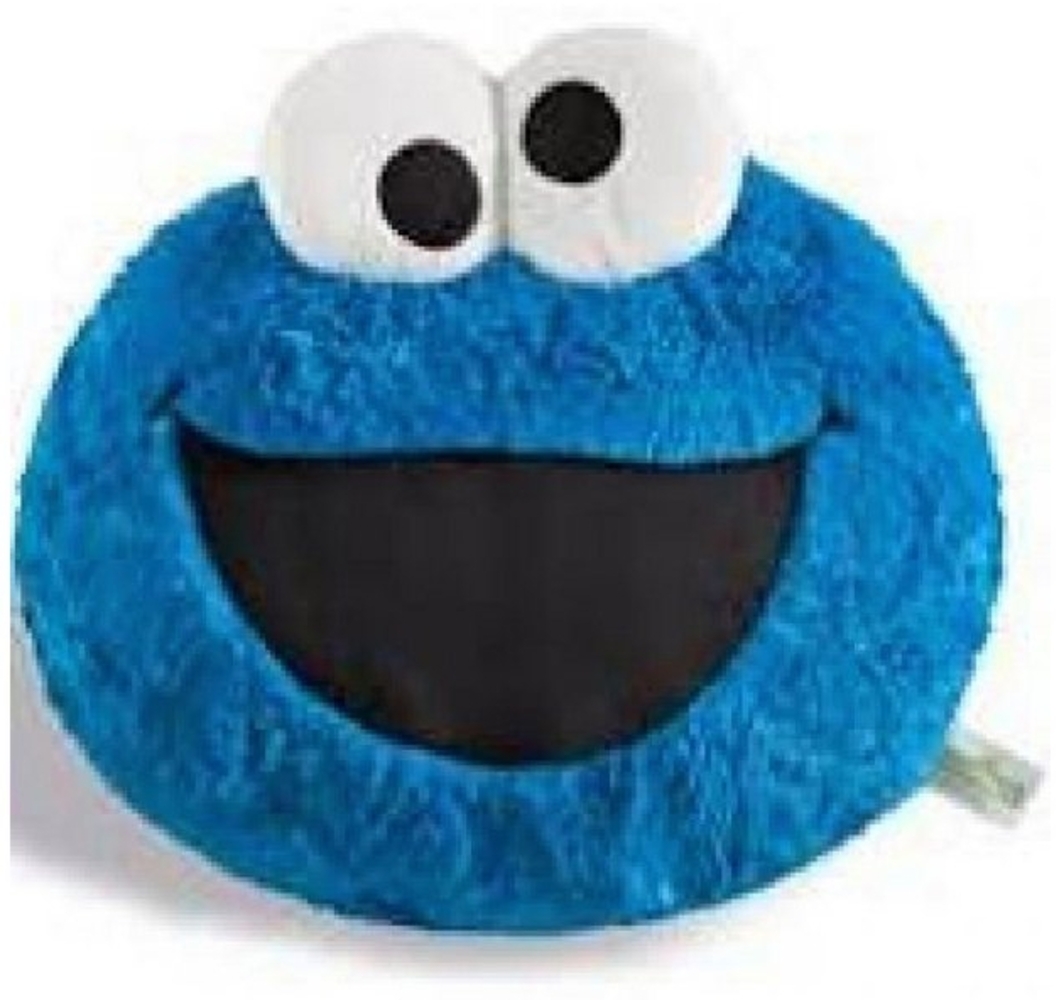 NICI 41976 - Kissen, Krümelmonster aus der Sesamstraße, Plüsch, 24x28 cm Bild 1