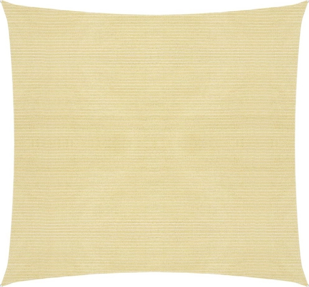 vidaXL Sonnensegel 160 g/m² Beige 7x7 m HDPE Bild 1