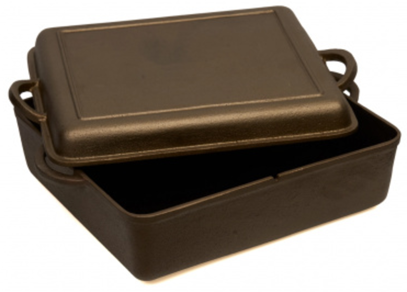 Pott & Flamme handpolierter Gusseisen-Bräter 10,8 Liter - Deckel auch als Pfanne verwendbar Bild 1