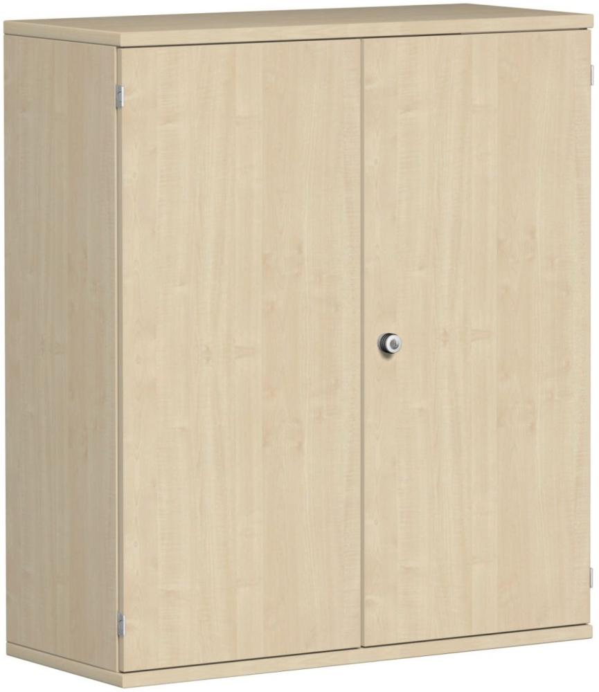 Flügeltürenschrank, 100x42x115cm, Ahorn Bild 1