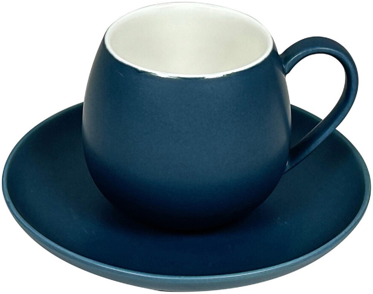 Schäfer Kaffee-Set 12-tlg. – Elegantes Service mit 220 ml Tassen und runden Untertellern Blau Bild 1