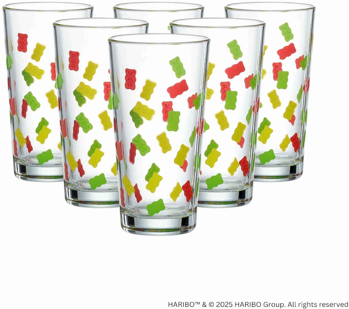 Ritzenhoff & Breker Haribo Allover Trinkglas 380 ml 6er Set Bild 1