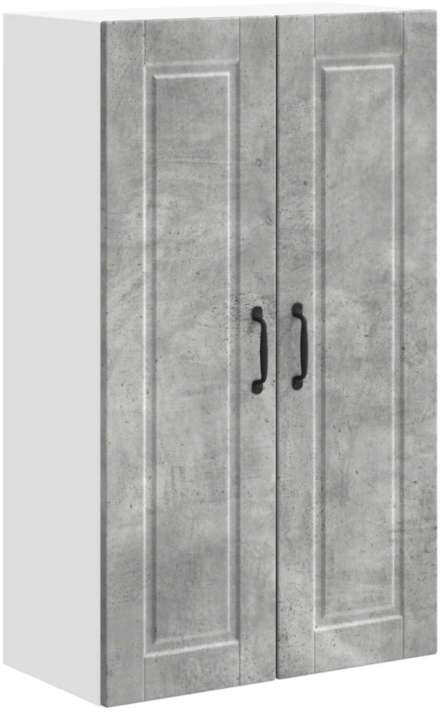 vidaXL Küchenschrank mit Tür Beton Grau 60 x 31 x 100 cm Holzwerkstoff 885488 Bild 1