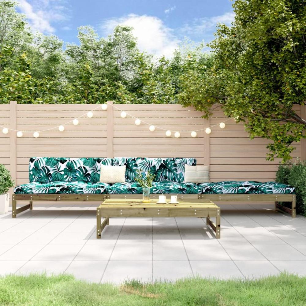 vidaXL 4-tlg. Garten-Lounge-Set Kiefernholz Imprägniert 3186598 Bild 1