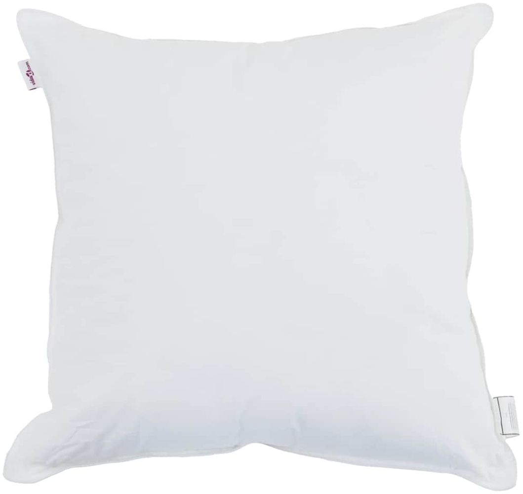 vidaXL Kopfkissen mit Kissen 2 pcs Weiß 80 x 80 cm Baumwolle 42007714 Bild 1
