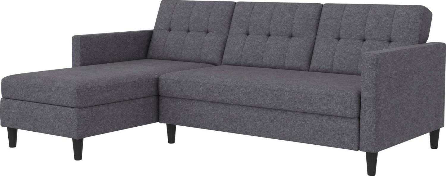 Dorel Home Ecksofa Hartford II, mit Bettfunktion und Stauraum, Recamiere beidseitig montierbar Bild 1