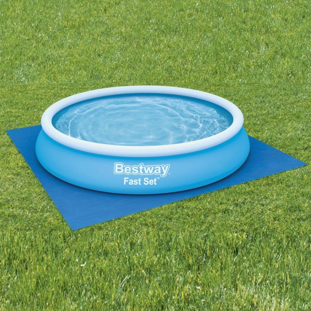 Bestway Pool-Bodenplane Flowclear 396x396 cm 3202485 Bild 1