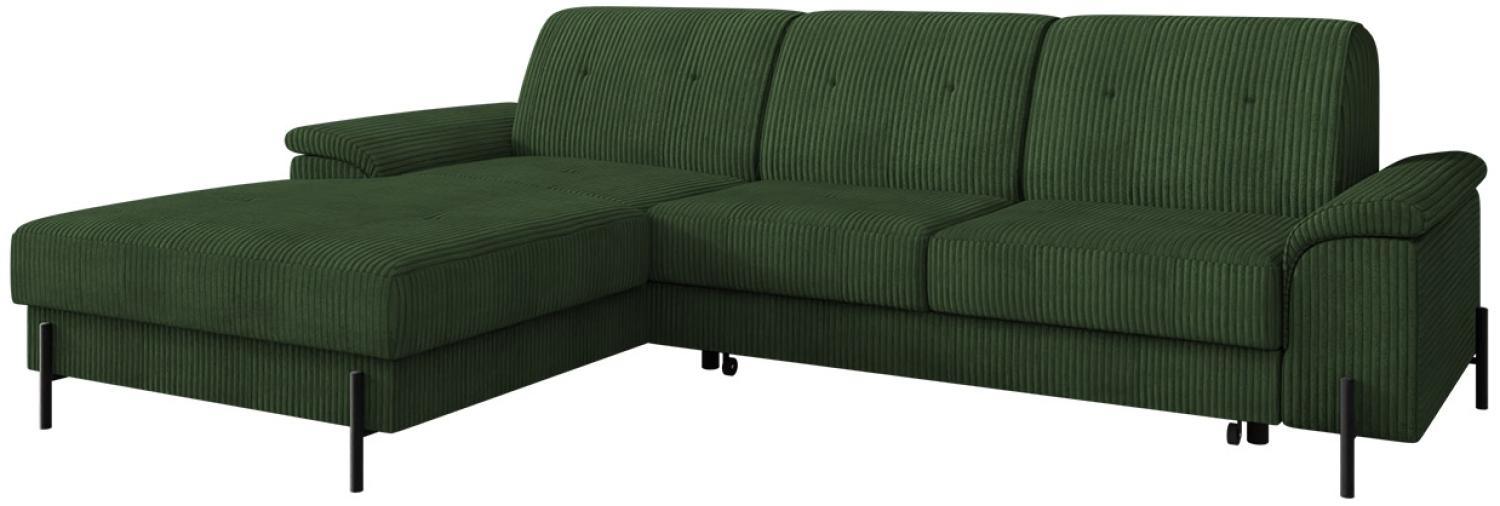 Ecksofa Eztano Cord (Farbe: Poso 14, Seite: Links) Bild 1