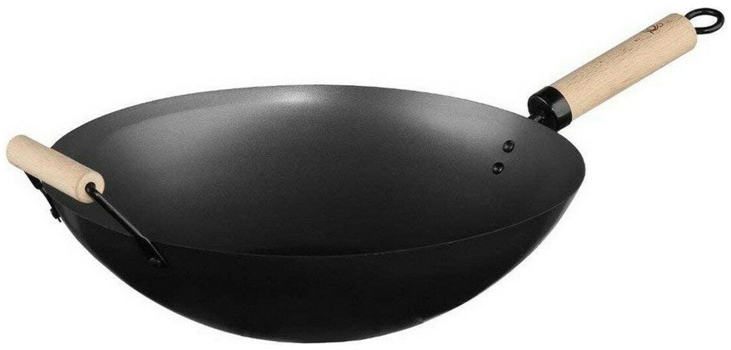 Wok Pfanne Secret de Gourmet Schwarz Edelstahl Ø 35 cm Default Title Bild 1