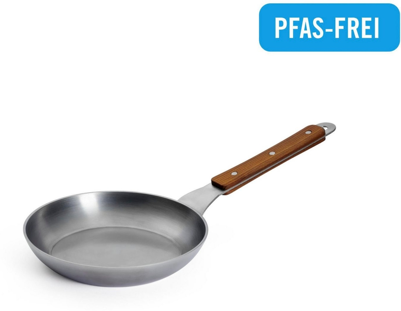 WOLL Bratpfanne Woll Carbon Steel Flachpfanne, Karbon-Stahl (1-tlg), natürlicher Antihafteffekt nach dem Einbrennen Bild 1