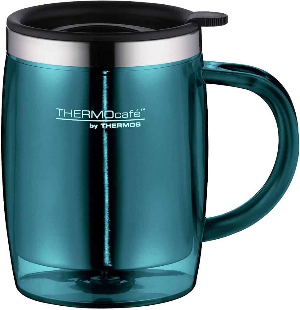 Thermos TC DESKTOP CUP teal pol 0,35l Vorteilset 1x 4059. 255. 035 /1 x Alfi Reinigungsbürste /1 x Alfi 20 Stück Reinigungstabletten Bild 1