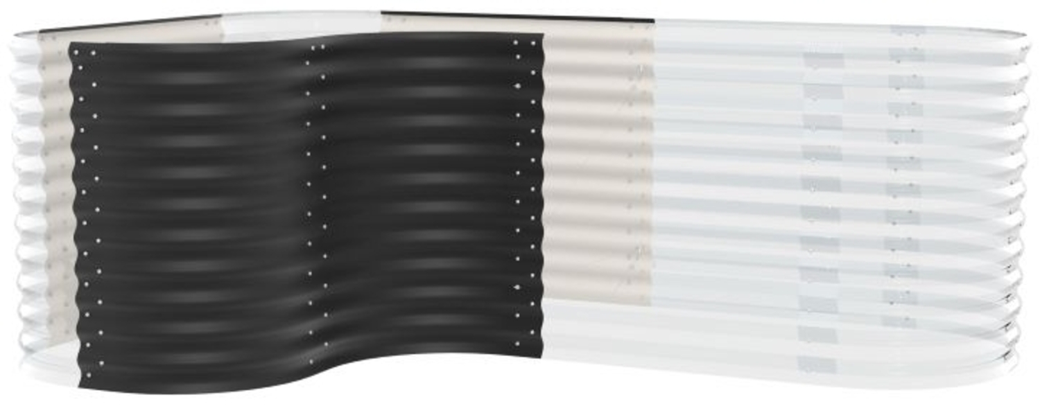 Vitavia Hochbeet-Erweiterung Curve, schwarz Bild 1