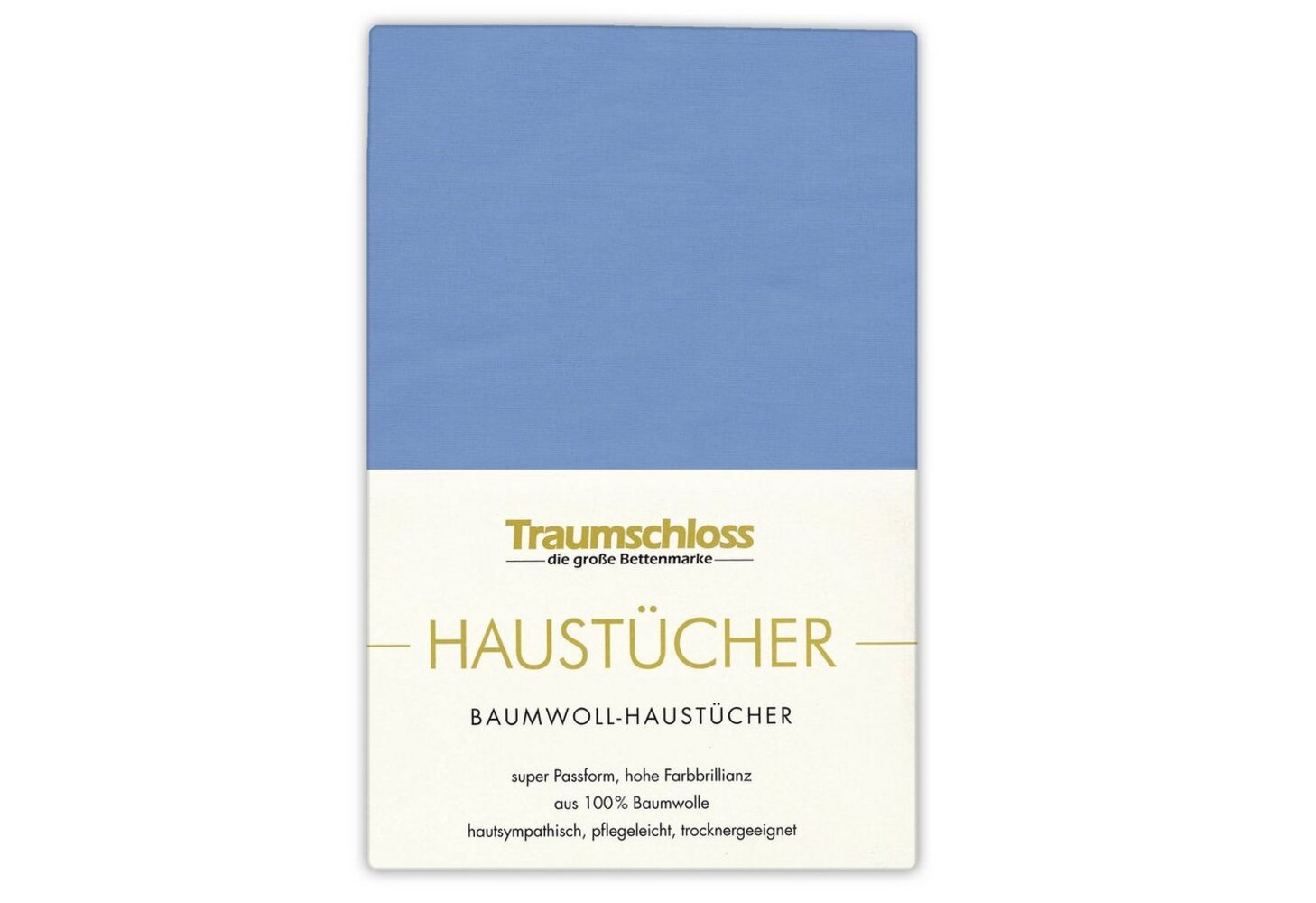 Traumschloss Betttuch Haustuch, 100% Baumwolle, Gummizug: ohne, (1 Stück), aus 100% Baumwolle, ohne Gummizug Bild 1